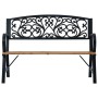 Banco de jardín de madera 120 cm de vidaXL, Bancos de jardín - Ref: Foro24-47940, Precio: 94,40 €, Descuento: %