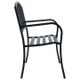 Banco de jardín acero negro 125 cm de vidaXL, Bancos de jardín - Ref: Foro24-47941, Precio: 91,51 €, Descuento: %
