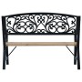 Banco de jardín de madera 120 cm de vidaXL, Bancos de jardín - Ref: Foro24-47940, Precio: 94,40 €, Descuento: %