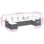 7-piece garden sofa set and beige synthetic rattan cushions by , Garden sets - Ref: Foro24-3227032, Price: 437,87 €, Discount: %
