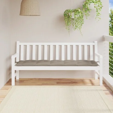 Gartenbankkissen taupegrauer Oxford-Stoff 180x50x7 cm von , Kissen für Stühle und Sofas - Ref: Foro24-361629, Preis: 32,98 €,...