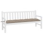 Garden bench cushion taupe gray Oxford fabric 180x50x7 cm by , Cushions for chairs and sofas - Ref: Foro24-361629, Price: 33,...