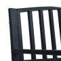 Schwarze Gartenbank aus Stahl, 125 cm. von vidaXL, Gartenbänke - Ref: Foro24-47941, Preis: 91,51 €, Rabatt: %