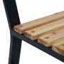 Banco de jardín de madera 120 cm de vidaXL, Bancos de jardín - Ref: Foro24-47940, Precio: 94,40 €, Descuento: %