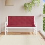 Gartenbankauflagen 2 Stück rot rot 150x50x7 cm von , Kissen für Stühle und Sofas - Ref: Foro24-361706, Preis: 48,18 €, Rabatt: %