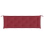 Gartenbankauflagen 2 Stück rot rot 150x50x7 cm von , Kissen für Stühle und Sofas - Ref: Foro24-361706, Preis: 48,18 €, Rabatt: %