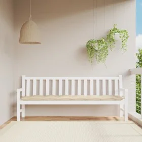 Cojín de banco de jardín tela Oxford beige 200x50x7 cm de , Cojines para sillas y sofás - Ref: Foro24-361643, Precio: 30,25 €...