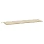 Cojín de banco de jardín tela Oxford beige 200x50x7 cm de , Cojines para sillas y sofás - Ref: Foro24-361643, Precio: 30,25 €...