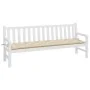 Garden bench cushion beige Oxford fabric 200x50x7 cm by , Cushions for chairs and sofas - Ref: Foro24-361643, Price: 30,25 €,...
