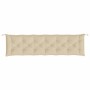Garden bench cushion beige Oxford fabric 200x50x7 cm by , Cushions for chairs and sofas - Ref: Foro24-361643, Price: 34,88 €,...