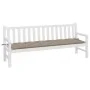 Cojín de banco de jardín tela Oxford gris taupé 200x50x7 cm de , Cojines para sillas y sofás - Ref: Foro24-361648, Precio: 37...