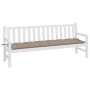 Gartenbankkissen taupegrauer Oxford-Stoff 200x50x7 cm von , Kissen für Stühle und Sofas - Ref: Foro24-361648, Preis: 43,48 €,...