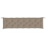 Gartenbankkissen taupegrauer Oxford-Stoff 200x50x7 cm von , Kissen für Stühle und Sofas - Ref: Foro24-361648, Preis: 43,48 €,...
