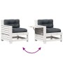 5-piece garden furniture set with solid white pine wood cushions by , Garden sets - Ref: Foro24-3250817, Price: 513,83 €, Dis...