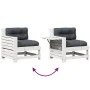 5-piece garden furniture set with solid white pine wood cushions by , Garden sets - Ref: Foro24-3250817, Price: 500,29 €, Dis...