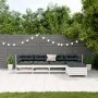 Set muebles jardín 5 pzas con cojines madera maciza pino blanco de , Conjuntos de jardín - Ref: Foro24-3250841, Precio: 430,0...