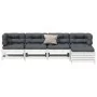 Set muebles jardín 5 pzas con cojines madera maciza pino blanco de , Conjuntos de jardín - Ref: Foro24-3250841, Precio: 430,0...