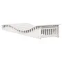 Liege aus massivem weißem Kiefernholz, 205 x 60 x 31,5 cm von , Liegen - Ref: Foro24-832574, Preis: 101,39 €, Rabatt: %