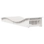 Liege aus massivem weißem Kiefernholz, 205 x 60 x 31,5 cm von , Liegen - Ref: Foro24-832574, Preis: 102,68 €, Rabatt: %