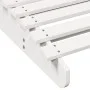 Solid white pine wood lounger 205x60x31.5 cm by , Loungers - Ref: Foro24-832574, Price: 102,68 €, Discount: %