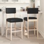 Hohe Hocker, 2 Stück, aus massivem Gummiholz und Kunstleder von , Küchenhocker - Ref: Foro24-4006196, Preis: 117,25 €, Rabatt: %