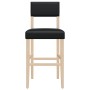 Hohe Hocker, 2 Stück, aus massivem Gummiholz und Kunstleder von , Küchenhocker - Ref: Foro24-4006196, Preis: 117,25 €, Rabatt: %