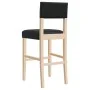 Taburetes altos 2 uds madera maciza de caucho y cuero sintético de , Taburetes de cocina - Ref: Foro24-4006196, Precio: 81,09...