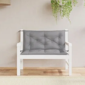 Garden Bench Cushions 2 Pcs Gray Oxford Fabric 100x50x7 cm by , Cushions for chairs and sofas - Ref: Foro24-361660, Price: 35...