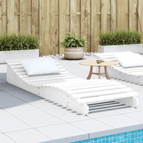 Liege aus massivem weißem Kiefernholz, 205 x 70 x 31,5 cm von , Liegen - Ref: Foro24-832581, Preis: 135,12 €, Rabatt: %