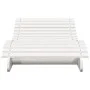 Tumbona de madera maciza de pino blanca 205x70x31,5 cm de , Tumbonas - Ref: Foro24-832581, Precio: 133,37 €, Descuento: %