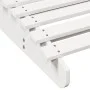 Tumbona de madera maciza de pino blanca 205x70x31,5 cm de , Tumbonas - Ref: Foro24-832581, Precio: 133,37 €, Descuento: %