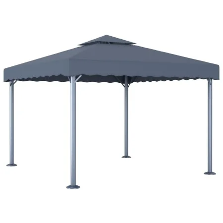 Cenador gris antracita aluminio 300x300 cm de vidaXL, Carpas y cenadores - Ref: Foro24-48059, Precio: 352,36 €, Descuento: %