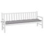 Gartenbankauflage Oxford-Stoff grau 200x50x7 cm von , Kissen für Stühle und Sofas - Ref: Foro24-361641, Preis: 22,52 €, Rabat...