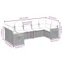 7-teiliges Gartensofa-Set und beige synthetische Rattankissen von , Gartensets - Ref: Foro24-3227109, Preis: 472,43 €, Rabatt: %