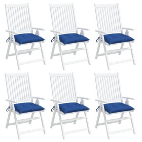 Garden pallet cushions 6 pcs blue Oxford fabric 50x50x7 cm by , Cushions for chairs and sofas - Ref: Foro24-361539, Price: 47...