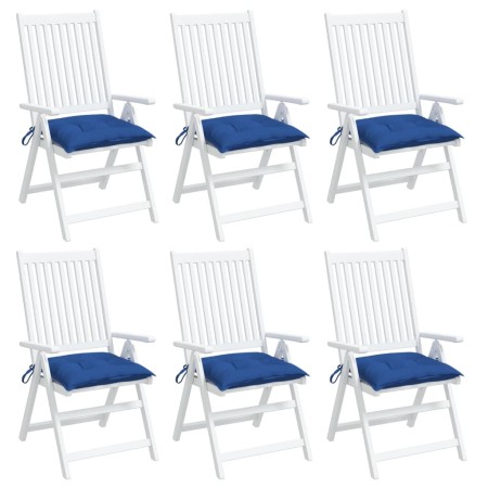 Garden pallet cushions 6 pcs blue Oxford fabric 50x50x7 cm by , Cushions for chairs and sofas - Ref: Foro24-361539, Price: 47...