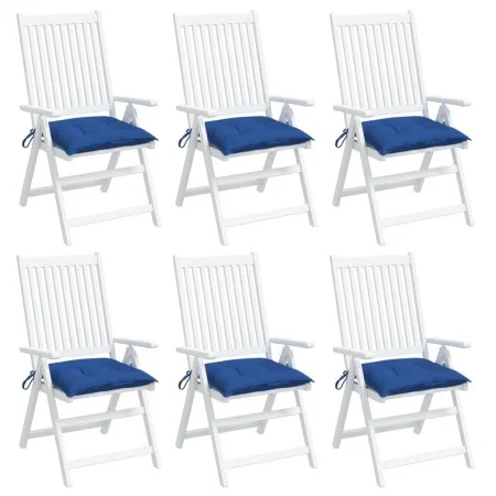 Garden pallet cushions 6 pcs blue Oxford fabric 50x50x7 cm by , Cushions for chairs and sofas - Ref: Foro24-361539, Price: 47...