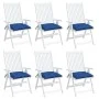 Gartenpalettenkissen 6 Stück blauer Oxford-Stoff 50x50x7 cm von , Kissen für Stühle und Sofas - Ref: Foro24-361539, Preis: 47...