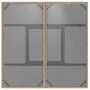 Garden table glass surface PE rattan beige 80x80x75 cm by , Garden tables - Ref: Foro24-365523, Price: 90,25 €, Discount: %