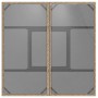 Gartentisch Glasoberfläche PE Rattan Beige 80x80x75 cm von , Gartentische - Ref: Foro24-365523, Preis: 85,40 €, Rabatt: %