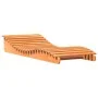 Wachsbraune Liege aus massivem Kiefernholz, 205 x 80 x 31,5 cm von , Liegen - Ref: Foro24-844653, Preis: 115,83 €, Rabatt: %