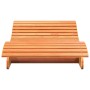 Wachsbraune Liege aus massivem Kiefernholz, 205 x 80 x 31,5 cm von , Liegen - Ref: Foro24-844653, Preis: 117,08 €, Rabatt: %