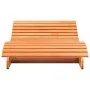Wachsbraune Liege aus massivem Kiefernholz, 205 x 80 x 31,5 cm von , Liegen - Ref: Foro24-844653, Preis: 115,83 €, Rabatt: %