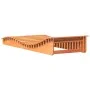 Wachsbraune Liege aus massivem Kiefernholz, 205 x 80 x 31,5 cm von , Liegen - Ref: Foro24-844653, Preis: 115,83 €, Rabatt: %