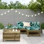 5-piece garden furniture set with impregnated pine wood cushions by , Garden sets - Ref: Foro24-3250711, Price: 483,03 €, Dis...
