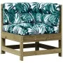5-piece garden furniture set with impregnated pine wood cushions by , Garden sets - Ref: Foro24-3250711, Price: 483,03 €, Dis...
