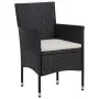 Sillas de comedor de jardín 2 unidades ratán sintético negro de , Sillas de jardín - Ref: Foro24-318495, Precio: 145,84 €, De...
