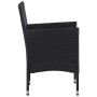 Garten-Esszimmerstühle, 2 Einheiten, schwarzes synthetisches Rattan von , Gartenstühle - Ref: Foro24-318495, Preis: 147,92 €,...