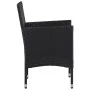 Sillas de comedor de jardín 2 unidades ratán sintético negro de , Sillas de jardín - Ref: Foro24-318495, Precio: 145,84 €, De...