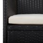Garten-Esszimmerstühle, 2 Einheiten, schwarzes synthetisches Rattan von , Gartenstühle - Ref: Foro24-318495, Preis: 147,92 €,...
